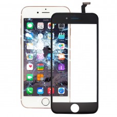 Kosketusnäyttö edessä LCD-näytön kehyksen Kehys ja OCA optisesti kirkas liima iPhone 6 (musta)
