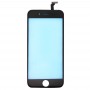 Touch პანელი Front LCD Screen Bezel Frame & წმიდა ოპტიკურად წმინდა წებოვანი iPhone 6 (Black)