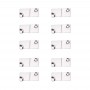 10 бр за iPhone 6 порта за зареждане Lock статора Титуляр Bracket