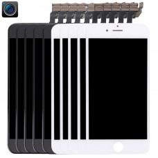 5 PCS Черно + 5 PCS White LCD екран и Digitizer Пълното събрание за iPhone 6