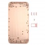 5 in 1 Full Assembly Metal Housing Cover with Appearance Imitation of i8 for iPhone 6, Including Back Cover & Card Tray & Volume Control Key & Power Button & Mute Switch Vibrator Key, No Headphone Jack(Gold)