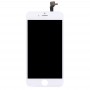 10 st LCD-skärm och digitizer Fullständig montering med ram för iPhone 6 (vit)