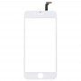 10 piezas de 2 en 1 para iPhone 6 (pantalla frontal exterior lente de cristal + doble el cable) (Blanco)
