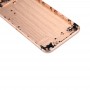 5 в 1 Пълното събрание метален корпус Cover с Външен вид имитация на IX за iPhone 6, включително Back Cover & Card тава и Volume Control Key & Power бутон и Mute Switch Вибратор Key, No жак за слушалки (Gold + бяло)