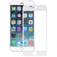 前屏幕外玻璃透镜的iPhone 6（白色）