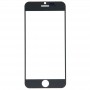 Передний экран Наружный стеклянный объектив для iPhone 6 (белый)