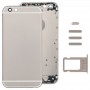 5 1 iPhone 6 (Back Cover + kaardi alus + Volume Control Key + Toitelüliti + Mute Switch vibraator Key) Full korpuse kaas