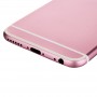 5 az 1-ben iPhone 6 (Back Cover + kártya tálca + Hangerőszabályzó gomb + Power gomb + Némítás vibrátor Key) Teljes Szerelési ház burkolat (Pink)