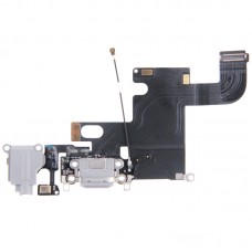 Charging Port Dock Connector Flex Cable  for iPhone 6(Grey) 