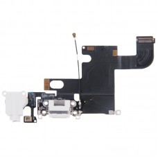 Charging Port Dock Connector Flex Cable  for iPhone 6(White)