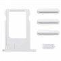 Card Tray & Volume Control Key & Screen Lock Key & Mute Switch Vibrator Key Kit for iPhone 6 (Platinum)