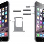 Оригінал карти лоток і гучності клавіш управління і екрану блокування клавіш і ВИМИКАЧЕМ Вибратор Key Kit для iPhone 6 (сірий)