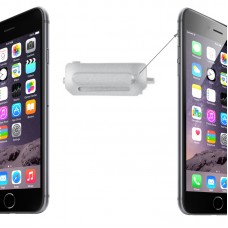 Alkuperäinen mykistyskytkin Vibraattori Key iPhone 6 ja 6 Plus (hopea)