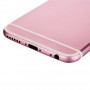 Full Sestava pouzdra Cover pro iPhone 6, včetně Back Cover & Card Tray a Volume Control Key & Power Button & Mute Přepínač vibrátor Key (Pink)