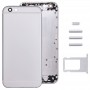სრული ასამბლეის საბინაო საფარის for iPhone 6, მათ უკან საფარის & Card Tray & Volume Control Key & Power Button & მუნჯი შეცვლა ვიბროზარი Key (Silver)