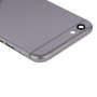 6 in 1 for iPhone 6 (Back Cover + Card Tray + Volume Control Key + Power Button + Mute Switch Vibrator Key + Sign) Full Assembly Housing Cover(Grey)
