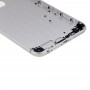 6 1 iPhone 6 (Back Cover + kaardi alus + Volume Control Key + Toitelüliti + Mute Switch vibraator Key + märk) Full korpuse kaas (Silver)