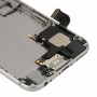 Plein boîtier couverture arrière avec bouton d'alimentation et bouton de volume Flex Cable & Port de charge Flex câble et haut-parleur Ringer Buzzer pour iPhone 6 (Gris)