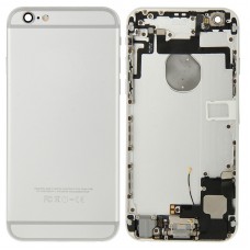 電源ボタン＆ボリュームボタンフレックスケーブル＆付きフルハウジングの裏表紙iPhone 6（シルバー）のポートフレックスケーブル＆スピーカーリンガーブザーを充電
