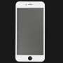 2 az 1-ben iPhone 6 (szélvédő külső Glass Lens + Frame) (Fehér)