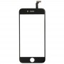 2 in 1 per iPhone 6 (schermo anteriore esterno lente in vetro + Flex Cable) (Nero)