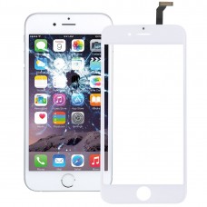 2 en 1 pour iPhone 6 (verre extérieur écran avant Lens + Flex câble) (Blanc) 