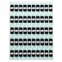 100 PCS per iPhone 6 macchina fotografica posteriore Flex Cable cotone Paste Sticker