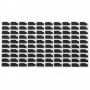 100 PCS per iPhone 6 macchina fotografica posteriore di cotone pasta base Sticker