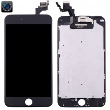 LCD Screen and Digitizer Full Assembly with Front Camera for iPhone 6 Plus(Black) 