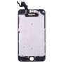 LCD-näyttö ja digitoiva Täysi Asennus Etukamera iPhone 6 Plus (musta)