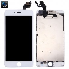 LCD Screen and Digitizer Full Assembly with Front Camera for iPhone 6 Plus(White) 