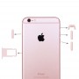 4 i 1 för iPhone 6 Plus (kortfack + Volymkontrollknapp + Strömknapp + Mute Switch Vibrator Key) (Rose Gold)