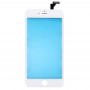 Touch Panel LCD ekraanile Bezel Frame & OCA optiliselt läbipaistev liim iPhone 6 Plus (valge)