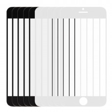 5 PCS Black + 5 PCS White for iPhone 6 Plus Front Screen Outer Glass Lens 