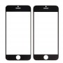5 PCS чорний + 5 PCS білий для iPhone 6 Plus Передній екран зовнішнє скло об'єктива