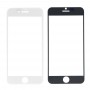 5 PCS чорний + 5 PCS білий для iPhone 6 Plus Передній екран зовнішнє скло об'єктива