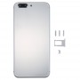 5 i 1 Fullmonteringsmetallkåpa med utseende Imitation av I8 Plus för iPhone 6 Plus, inklusive baklucka och kortfack och volymkontrollknapp och strömbrytare och mute Byt vibratornyckel, ingen hörlursuttag (silver)