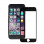 10 st för iPhone 6 plus frontskärm Yttre glaslins (svart)