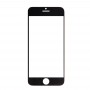 10 st för iPhone 6 plus frontskärm Yttre glaslins (svart)