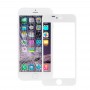 10 PCS para la pantalla del iPhone 6 Plus Frente lente de cristal externa (blanco)
