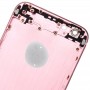 Vollversammlung Gehäuse-Abdeckung für iPhone 6 Plus, einschließlich Cover-Rückseite & Karten-Behälter & Volume Control Key & Power Button & Mute-Schalter Vibrator Key (Pink)