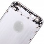 Полное собрание Крышка корпуса для iPhone 6 Plus, в том числе и задняя крышка лотка карты и клавиши регулировки громкости управления и Кнопка питания и отключения звука Вибратор Key (серебро)