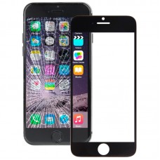正面屏幕外玻璃镜头为iPhone 6加号（黑色）