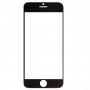 Передний экран Наружный стеклянный объектив для iPhone 6 Plus (черный)