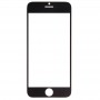 Front Screen Outer стъклени лещи за iPhone 6 Plus (черен)