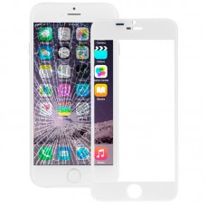 Front Screen Outer стъклени лещи за iPhone 6 Plus (White) 