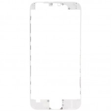 Front LCD екран Bezel Frame за iPhone 6 Plus (White)