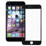 iPhone 6 PlusのフロントLCD画面ベゼルフレームとフロントスクリーン外側ガラスレンズ（ブラック）