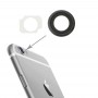10 pares / sistema de lente de la cámara trasera Anillo + linterna Bracker para iPhone 6 Plus y Plus 6s (gris)