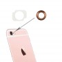 10 пар / комплект камери заднього виду об'єктива Кільце + ліхтарик Bracker для iPhone 6 Plus & 6с Plus (рожеве золото)